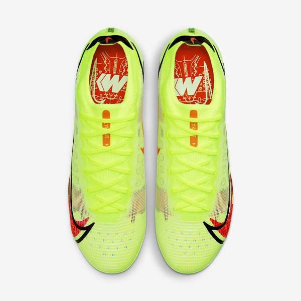 Buty Piłkarskie Damskie Nike Mercurial Vapor 14 Elite FG Firm-Ground Czarne Głęboka Czerwone | NK146SPH