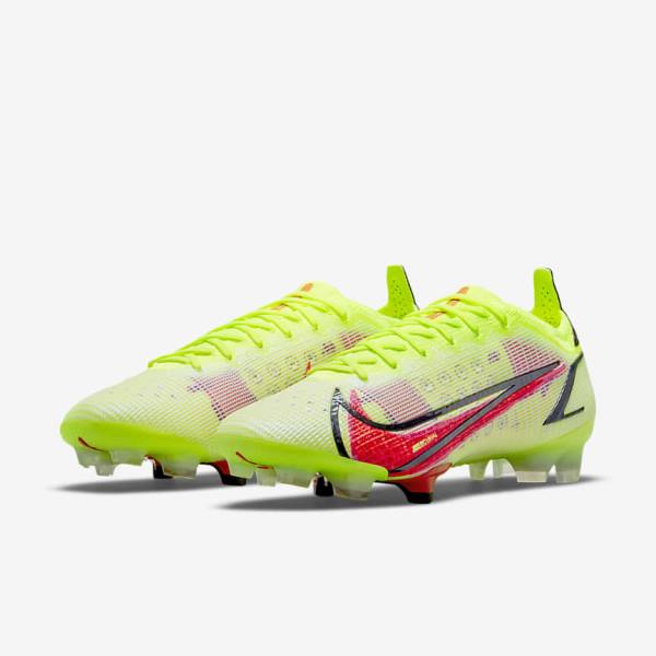 Buty Piłkarskie Damskie Nike Mercurial Vapor 14 Elite FG Firm-Ground Czarne Głęboka Czerwone | NK146SPH