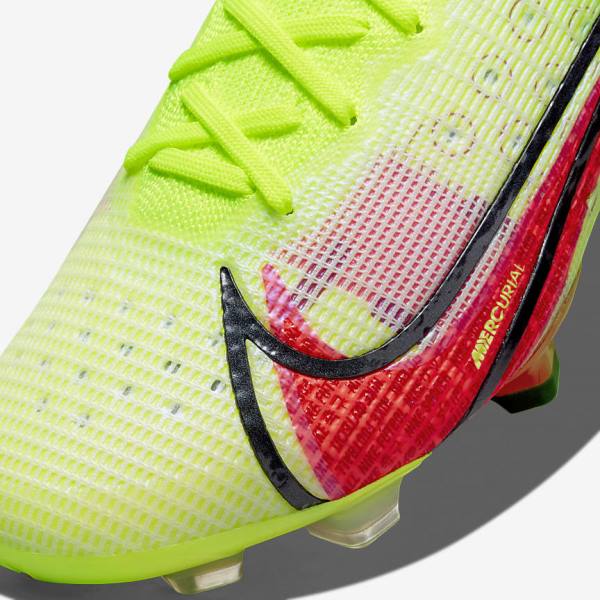 Buty Piłkarskie Damskie Nike Mercurial Vapor 14 Elite FG Firm-Ground Czarne Głęboka Czerwone | NK146SPH