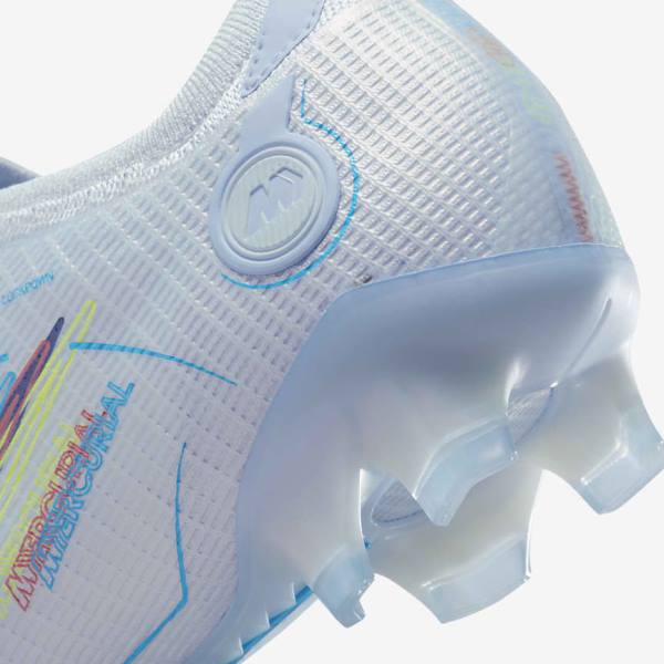 Buty Piłkarskie Damskie Nike Mercurial Vapor 14 Elite FG Firm-Grounds Szare Głęboka Niebieskie Niebieskie | NK238IFZ