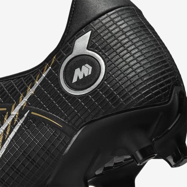 Buty Piłkarskie Damskie Nike Mercurial Vapor 14 Academy MG Multi-Ground Czarne Metal Srebrne Szare Metal Złote | NK417NJG