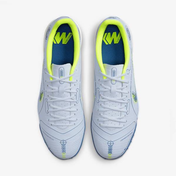 Buty Piłkarskie Damskie Nike Mercurial Vapor 14 Academy TF Turf Szare Głęboka Niebieskie Ciemny Niebieskie | NK482KOW