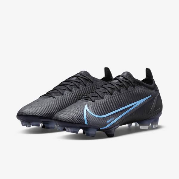 Buty Piłkarskie Damskie Nike Mercurial Vapor 14 Elite FG Firm-Ground Czarne | NK634DLK