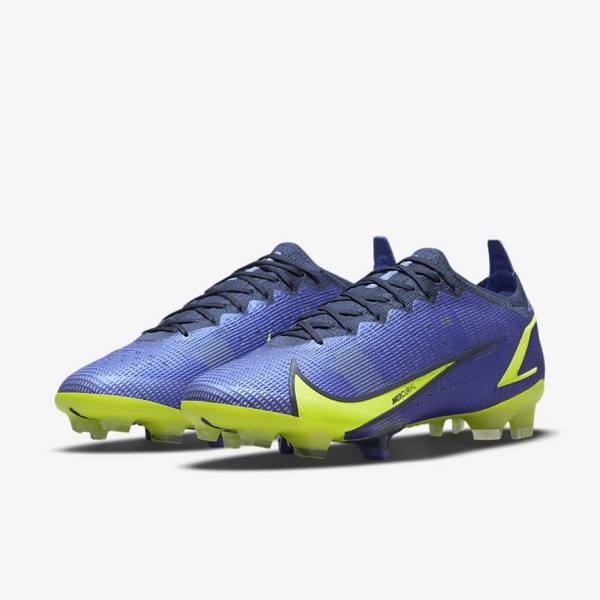 Buty Piłkarskie Damskie Nike Mercurial Vapor 14 Elite FG Firm-Ground Niebieskie | NK829QZU