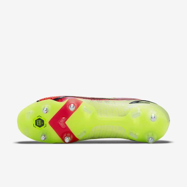 Buty Piłkarskie Damskie Nike Mercurial Vapor 14 Elite SG-Pro AC Soft-Ground Czarne Głęboka Czerwone | NK937WEZ