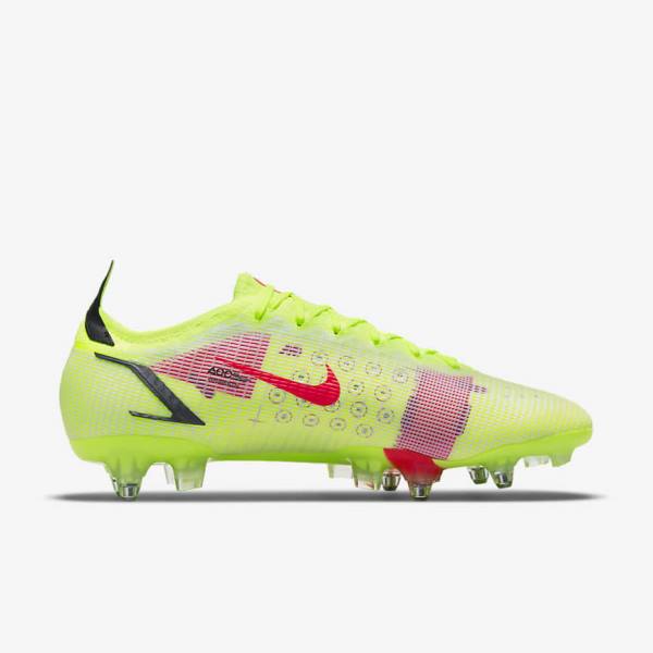 Buty Piłkarskie Damskie Nike Mercurial Vapor 14 Elite SG-Pro AC Soft-Ground Czarne Głęboka Czerwone | NK937WEZ