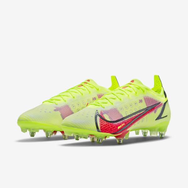 Buty Piłkarskie Damskie Nike Mercurial Vapor 14 Elite SG-Pro AC Soft-Ground Czarne Głęboka Czerwone | NK937WEZ