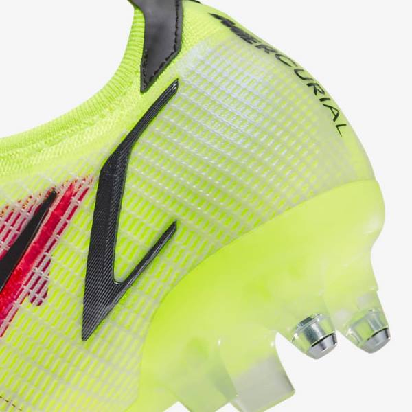 Buty Piłkarskie Damskie Nike Mercurial Vapor 14 Elite SG-Pro AC Soft-Ground Czarne Głęboka Czerwone | NK937WEZ