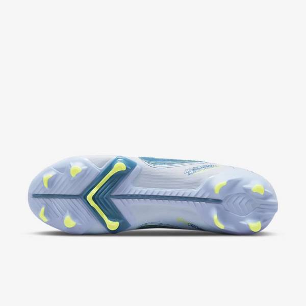 Buty Piłkarskie Damskie Nike Mercurial Vapor 14 Academy MG Multi-Ground Szare Głęboka Niebieskie Niebieskie | NK970XIZ