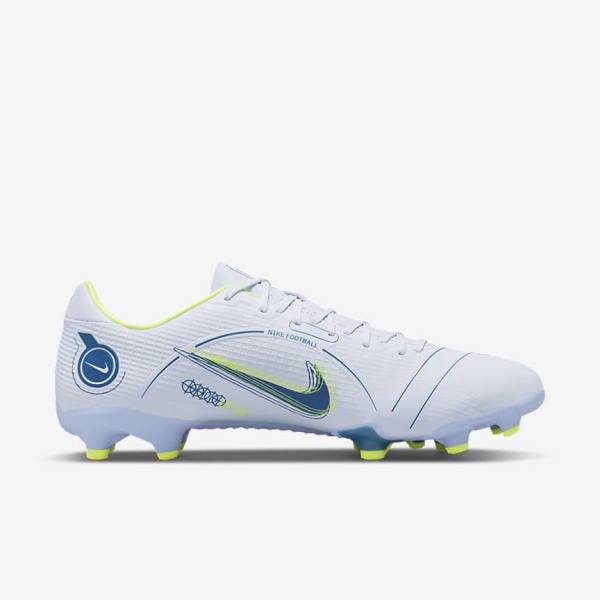 Buty Piłkarskie Damskie Nike Mercurial Vapor 14 Academy MG Multi-Ground Szare Głęboka Niebieskie Niebieskie | NK970XIZ