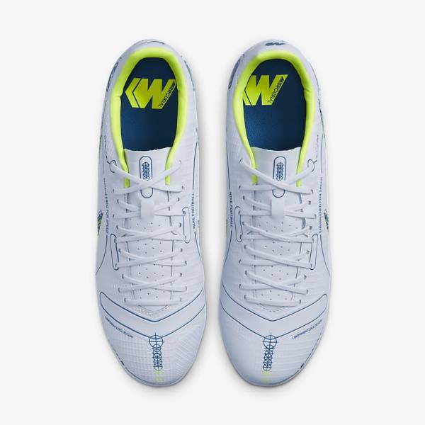 Buty Piłkarskie Damskie Nike Mercurial Vapor 14 Academy MG Multi-Ground Szare Głęboka Niebieskie Niebieskie | NK970XIZ