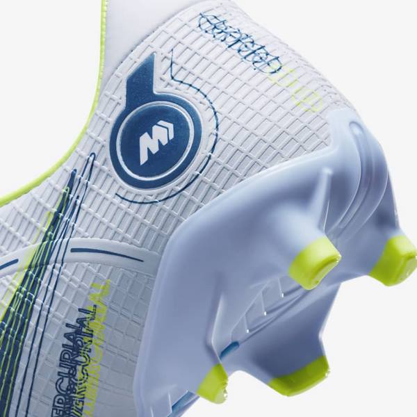 Buty Piłkarskie Damskie Nike Mercurial Vapor 14 Academy MG Multi-Ground Szare Głęboka Niebieskie Niebieskie | NK970XIZ