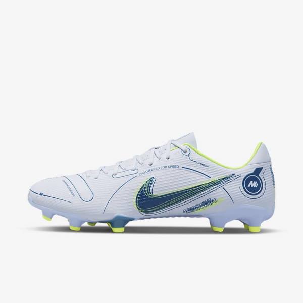 Buty Piłkarskie Damskie Nike Mercurial Vapor 14 Academy MG Multi-Ground Szare Głęboka Niebieskie Niebieskie | NK970XIZ