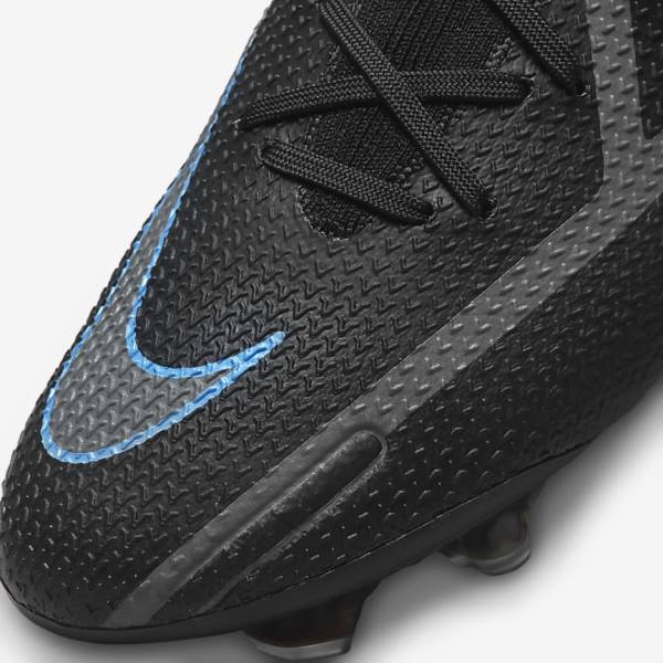 Buty Piłkarskie Damskie Nike Phantom GT2 Elite FG Firm-Ground Czarne Szare | NK019RMC