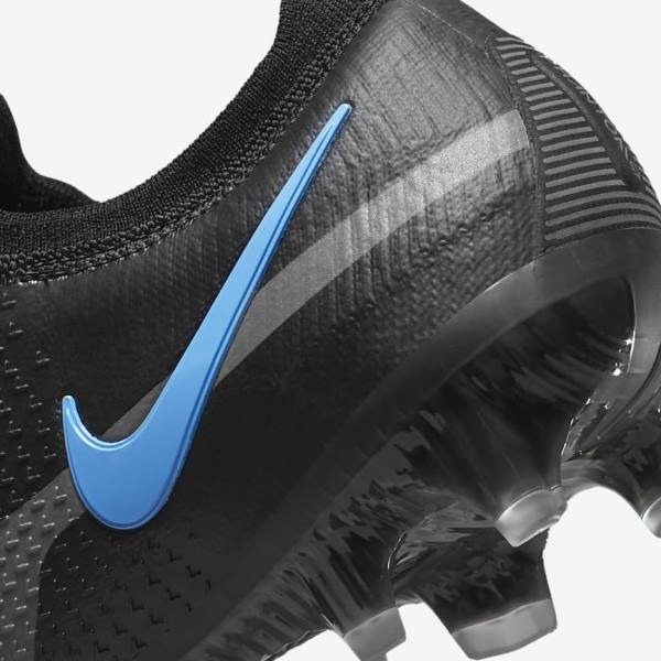 Buty Piłkarskie Damskie Nike Phantom GT2 Elite FG Firm-Ground Czarne Szare | NK019RMC