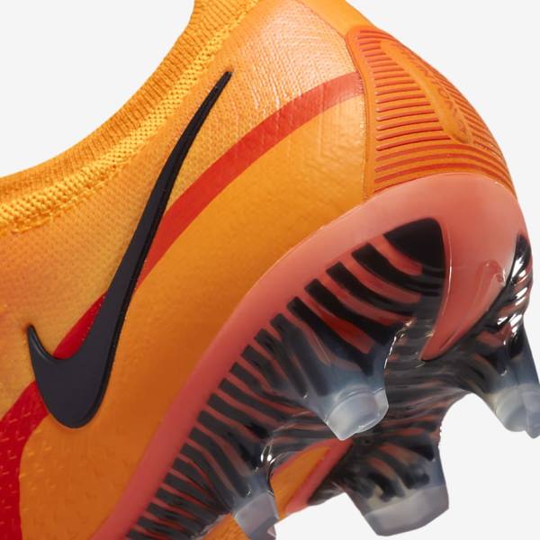 Buty Piłkarskie Damskie Nike Phantom GT2 Elite FG Firm-Ground Pomarańczowe Głęboka Czerwone Czarne | NK146VJO