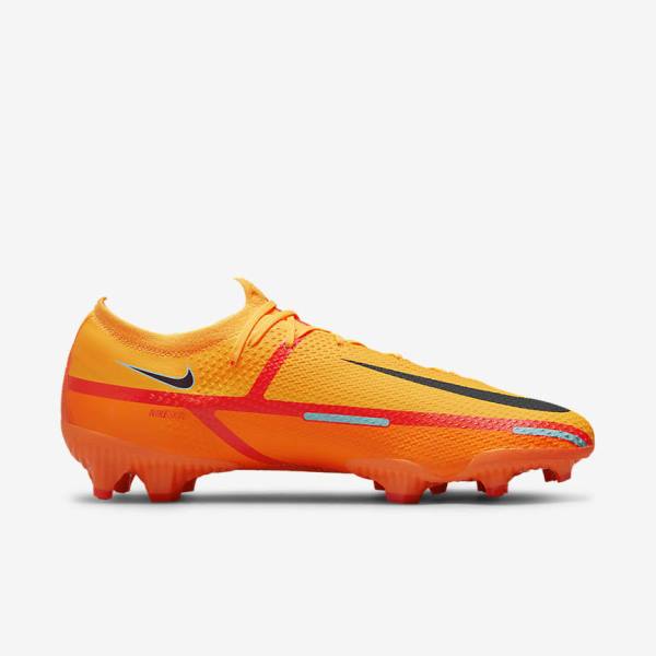 Buty Piłkarskie Damskie Nike Phantom GT2 Pro FG Firm-Ground Pomarańczowe Głęboka Czerwone Czarne | NK178VDP