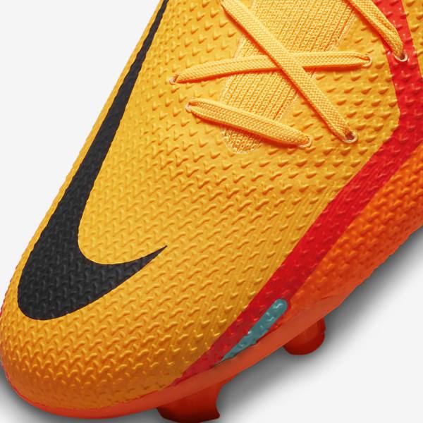 Buty Piłkarskie Damskie Nike Phantom GT2 Pro FG Firm-Ground Pomarańczowe Głęboka Czerwone Czarne | NK178VDP