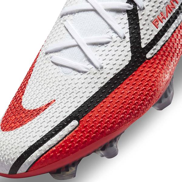 Buty Piłkarskie Damskie Nike Phantom GT2 Elite FG Firm-Ground Białe Czarne Głęboka Czerwone | NK238RGJ