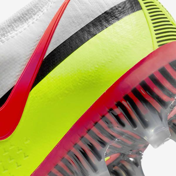 Buty Piłkarskie Damskie Nike Phantom GT2 Elite FG Firm-Ground Białe Czarne Głęboka Czerwone | NK238RGJ