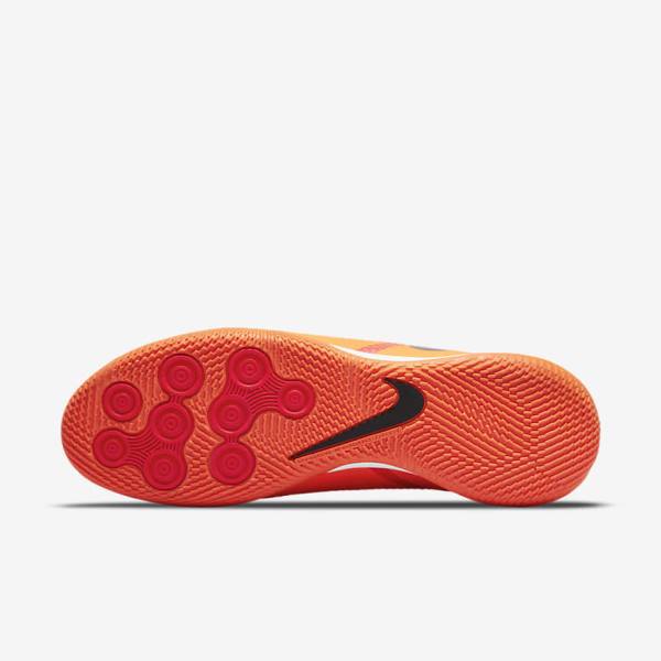 Buty Piłkarskie Damskie Nike Phantom GT2 Academy Dynamic Fit IC Indoor Court Pomarańczowe Głęboka Czerwone Czarne | NK267HAN