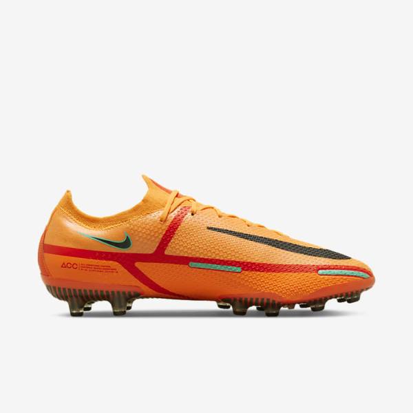 Buty Piłkarskie Damskie Nike Phantom GT2 Elite AG-Pro Artificial-Grass Pomarańczowe Głęboka Czerwone Czarne | NK408QBA