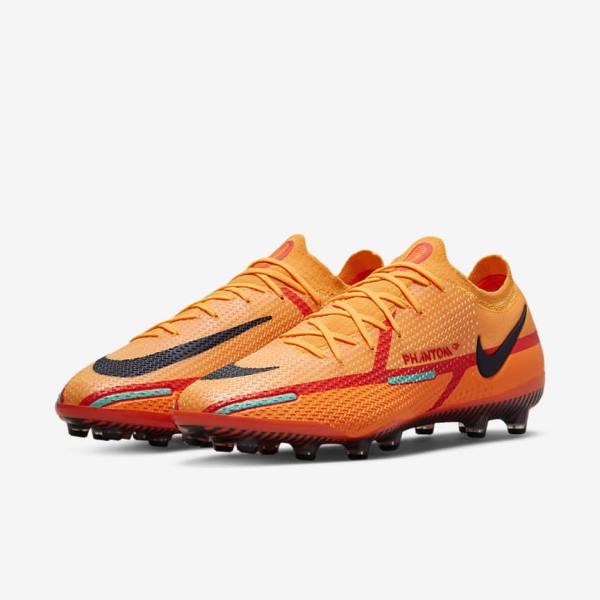 Buty Piłkarskie Damskie Nike Phantom GT2 Elite AG-Pro Artificial-Grass Pomarańczowe Głęboka Czerwone Czarne | NK408QBA