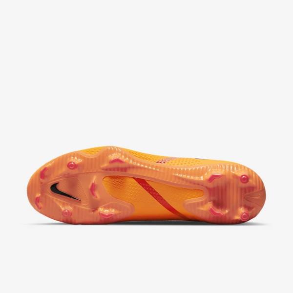 Buty Piłkarskie Damskie Nike Phantom GT2 Pro Dynamic Fit FG Firm-Ground Pomarańczowe Głęboka Czerwone Czarne | NK467MOL