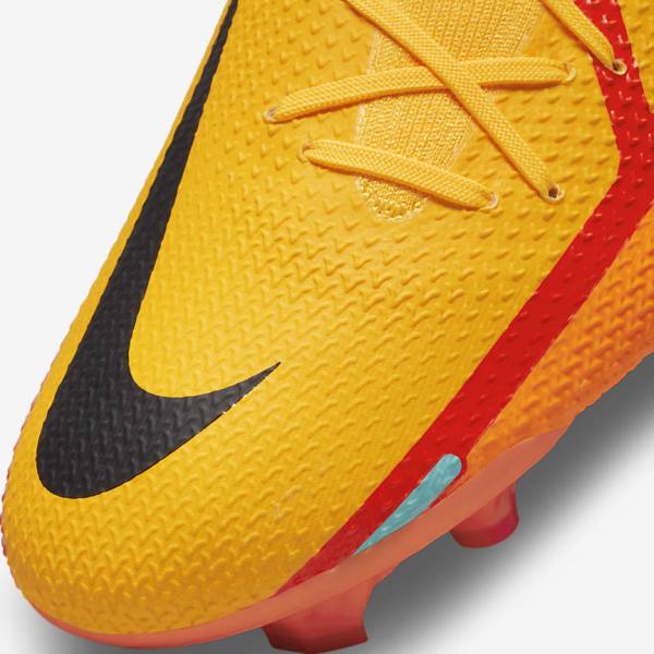 Buty Piłkarskie Damskie Nike Phantom GT2 Pro Dynamic Fit FG Firm-Ground Pomarańczowe Głęboka Czerwone Czarne | NK467MOL