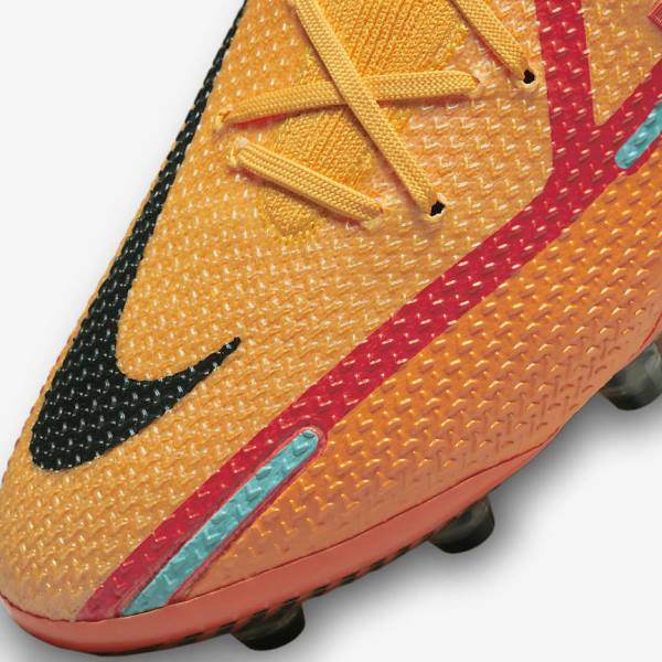 Buty Piłkarskie Damskie Nike Phantom GT2 Dynamic Fit Elite AG-Pro Artificial-Grass Pomarańczowe Głęboka Czerwone Czarne | NK512ANG