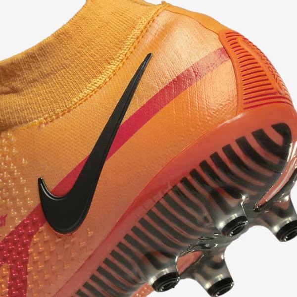 Buty Piłkarskie Damskie Nike Phantom GT2 Dynamic Fit Elite AG-Pro Artificial-Grass Pomarańczowe Głęboka Czerwone Czarne | NK512ANG