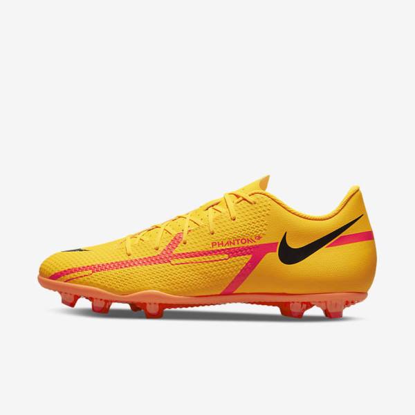 Buty Piłkarskie Damskie Nike Phantom GT2 Club MG Multi-Ground Pomarańczowe Głęboka Czerwone Czarne | NK536CKY