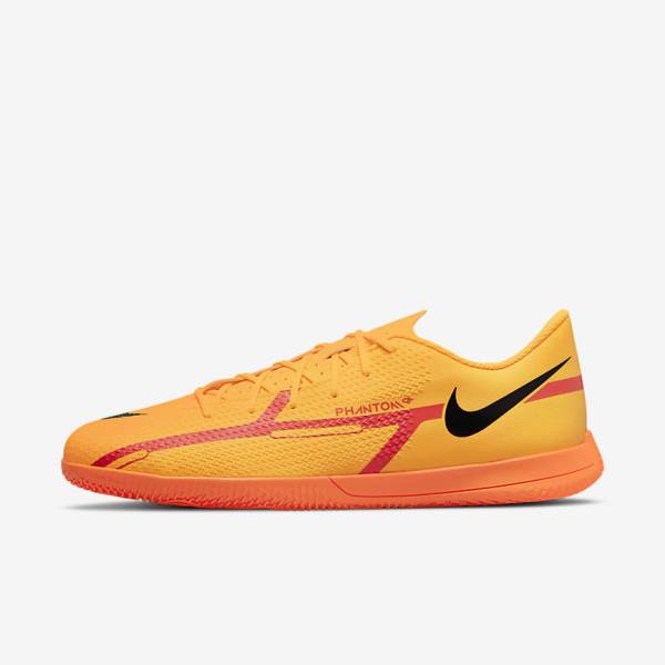 Buty Piłkarskie Damskie Nike Phantom GT2 Club IC Indoor Court Pomarańczowe Głęboka Czerwone Czarne | NK690FXY