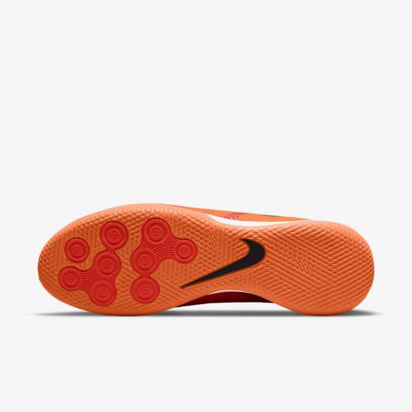 Buty Piłkarskie Damskie Nike Phantom GT2 Academy IC Indoor-Court Pomarańczowe Głęboka Czerwone Czarne | NK730ORA