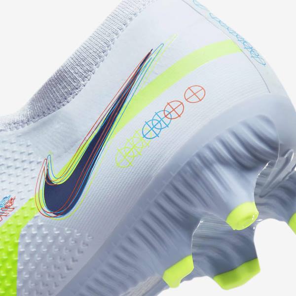 Buty Piłkarskie Damskie Nike Phantom GT2 Pro FG Firm-Ground Szare Głęboka Niebieskie | NK768FQP