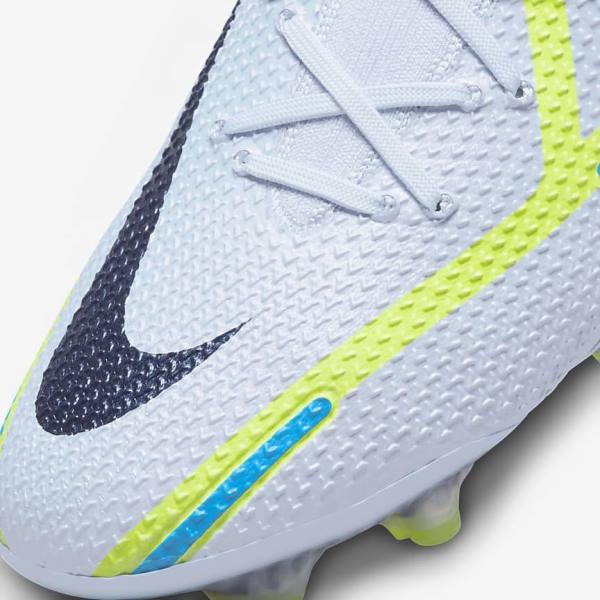 Buty Piłkarskie Damskie Nike Phantom GT2 Elite FG Firm-Ground Szare Głęboka Niebieskie | NK895LXZ