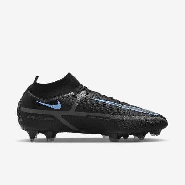 Buty Piłkarskie Damskie Nike Phantom GT2 Dynamic Fit Elite FG Firm-Ground Czarne Szare | NK942XQN