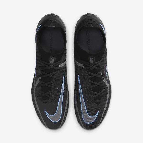 Buty Piłkarskie Damskie Nike Phantom GT2 Dynamic Fit Elite FG Firm-Ground Czarne Szare | NK942XQN