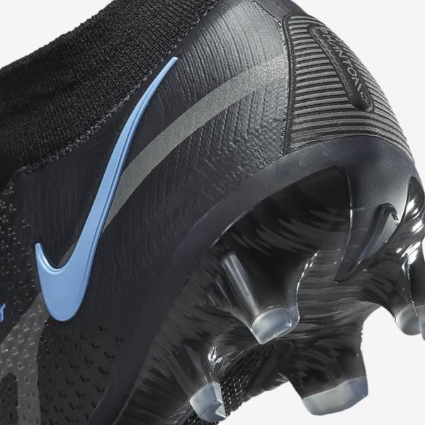 Buty Piłkarskie Damskie Nike Phantom GT2 Dynamic Fit Elite FG Firm-Ground Czarne Szare | NK942XQN