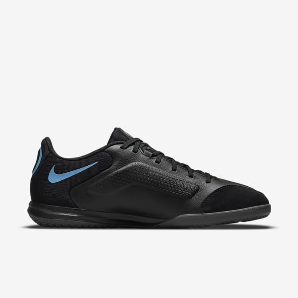 Buty Piłkarskie Damskie Nike Tiempo Legend 9 Academy IC Indoor-Court Czarne Szare | NK453UZM