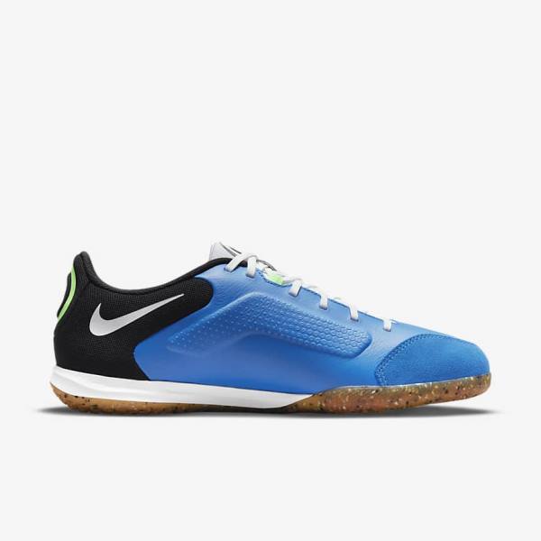 Buty Piłkarskie Damskie Nike Tiempo Legend 9 Academy IC Indoor-Court Głęboka Niebieskie Głęboka Zielone Brązowe Czarne | NK503WIS