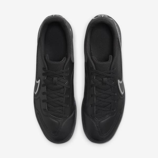 Buty Piłkarskie Damskie Nike Tiempo Legend 9 Club IC Indoor-Court Czarne Ciemny Szare | NK504EVZ