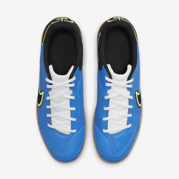 Buty Piłkarskie Damskie Nike Tiempo Legend 9 Club IC Indoor-Court Głęboka Niebieskie Głęboka Zielone Brązowe Czarne | NK597WOZ