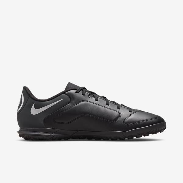 Buty Piłkarskie Damskie Nike Tiempo Legend 9 Club TF Turf Czarne Ciemny Szare | NK743POA