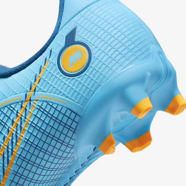 Buty Piłkarskie Dziecięce Nike Jr. Mercurial Vapor 14 Academy MG Older Multi-Ground Niebieskie Pomarańczowe | NK263VHM