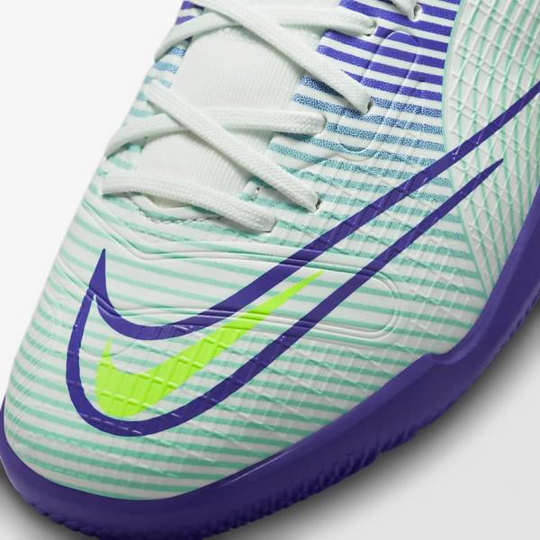 Buty Piłkarskie Dziecięce Nike Jr. Mercurial Dream Speed Superfly 8 Academy IC Indoor Court Zielone Fioletowe Zielone | NK479PCX