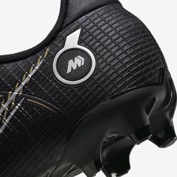 Buty Piłkarskie Dziecięce Nike Jr. Mercurial Vapor 14 Academy MG Older Multi-Ground Czarne Metal Srebrne Szare Metal Złote | NK827HBV