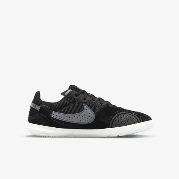 Buty Piłkarskie Dziecięce Nike Jr. Streetgato Older Czarne Białe | NK015PTV