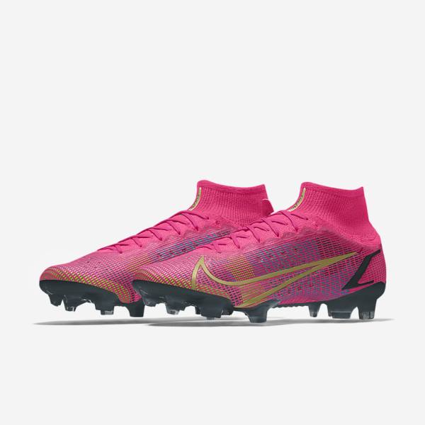 Buty Piłkarskie Męskie Nike Mercurial Superfly 8 Elite By You Custom Kolorowe | NK086HBS