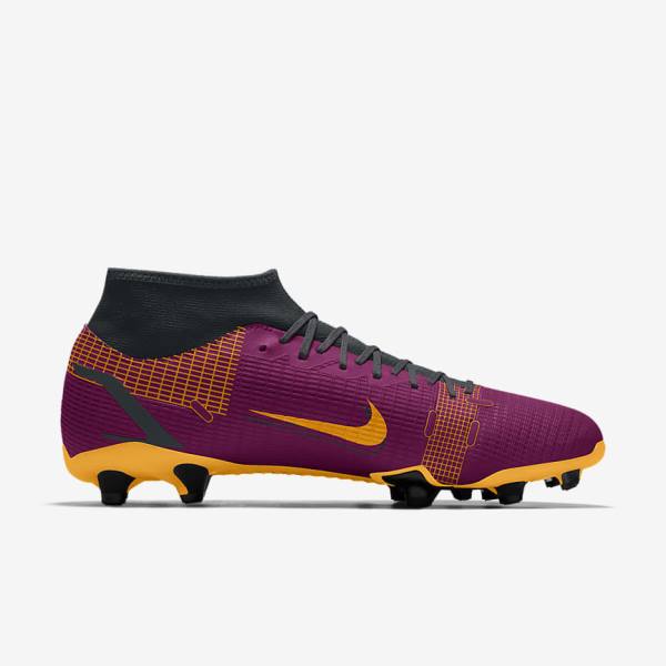 Buty Piłkarskie Męskie Nike Mercurial Superfly 8 Academy By You Custom Kolorowe | NK153NOL